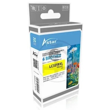 Astar Tintenpatrone gelb HC (AS70018) ersetzt LC-3219XLY Astar Tintenpatrone gelb HC (AS70018) ersetzt LC-3219XLY