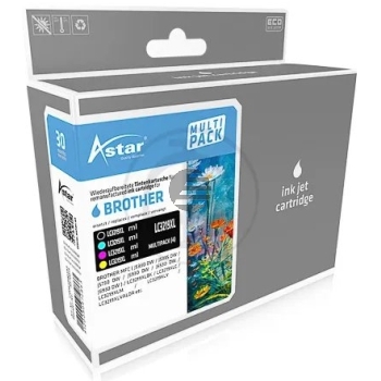 Astar Tintenpatrone gelb, magenta, schwarz, cyan HC (AS70019) ersetzt LC-3219XLBK, LC-3219XLC, LC-3219XLM, LC-3219XLY Astar Tintenpatrone gelb, magenta, schwarz, cyan HC (AS70019) ersetzt LC-3219XLBK, LC-3219XLC, LC-3219XLM, LC-3219XLY