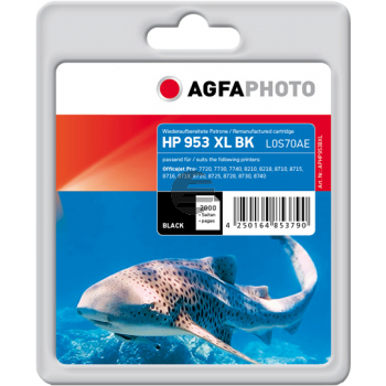 Agfaphoto Tintenpatrone schwarz HC (APHP953BXL) ersetzt 953XL