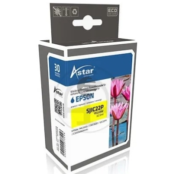 Astar Tintenpatrone gelb (AS70024) ersetzt SJIC22P(Y) Astar Tintenpatrone gelb (AS70024) ersetzt SJIC22P(Y)