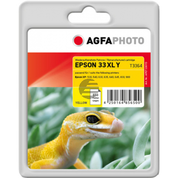 Agfaphoto Tintenpatrone gelb HC (APET336YD) ersetzt T3364