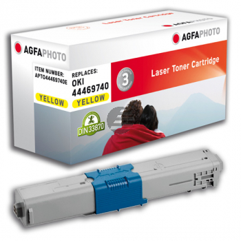 Agfaphoto Toner-Kit gelb (APTO44469740E) ersetzt 44469814