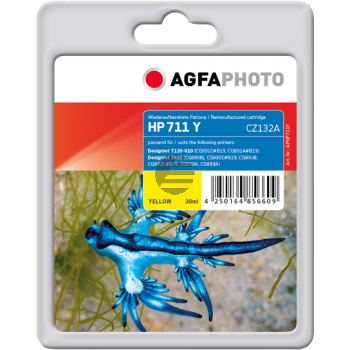 Agfaphoto Tintenpatrone gelb (APHP711Y) ersetzt 711