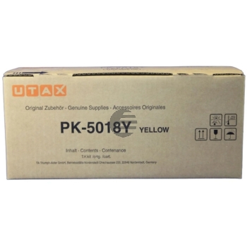 Utax Toner-Kit gelb (1T02TWAUT0, PK-5018Y) Utax Toner-Kit gelb (1T02TWAUT0, PK-5018Y)