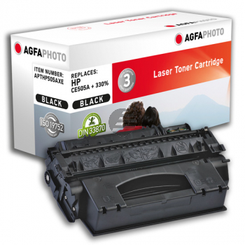 Agfaphoto Toner-Kartusche schwarz HC (APTHP505AXE) ersetzt 05A