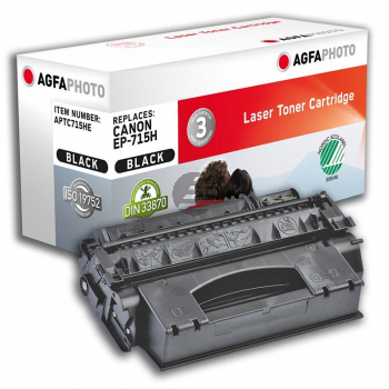 Agfaphoto Toner-Kartusche schwarz HC (APTC715HE) ersetzt 715H