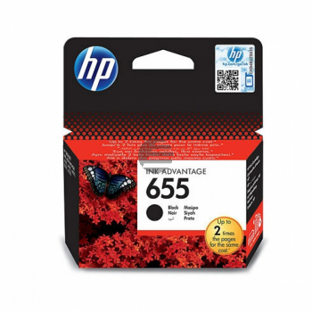 HP Tintenpatrone schwarz (CZ109AE#BHL, 655)