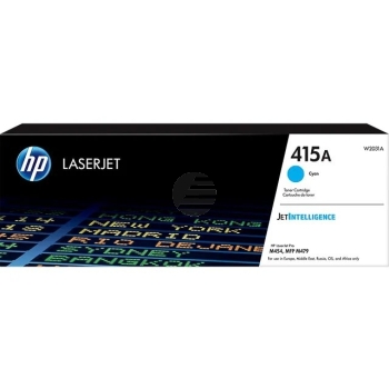 HP Toner-Kartusche JetIntelligence cyan (W2031A, 415A) HP Toner-Kartusche JetIntelligence cyan (W2031A, 415A)