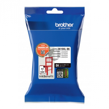 Brother Tintenpatrone schwarz HC (LC-3619XLBK)