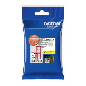 Brother Tintenpatrone gelb HC (LC-3619XLY)
