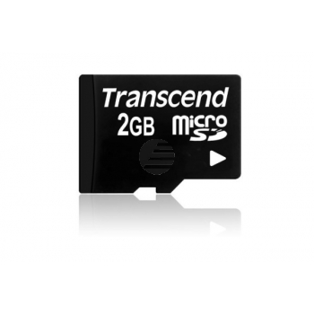 TRANSCEND microSD Card 2GB TS2GUSDC