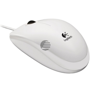 Logitech B100 Optical USB Mouse for Bus -WHITE- EMEA (910-003360)