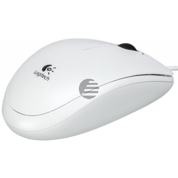 Logitech B100 Optical USB Mouse for Bus -WHITE- EMEA (910-003360)