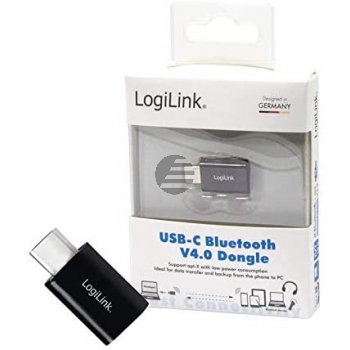 LogiLink USB-C Bluetooth V4.0 Dongle, schwarz