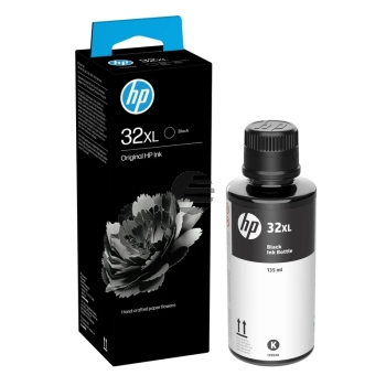 HP Tintennachfüllfläschchen schwarz HC (1VV24AE, 32XL)