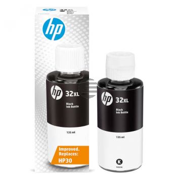HP Tintennachfüllfläschchen schwarz HC (1VV24AE, 32XL)