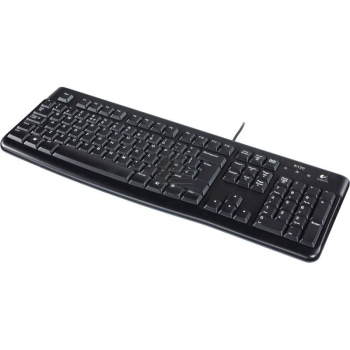 LOGITECH K120 Corded Keyboard black USB - NSEA (US)