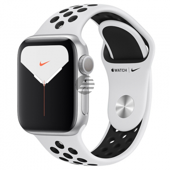 Apple Watch Nike+ Series 5 GPS 40 mm Alu silver, Sport platinum/black