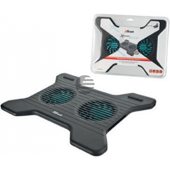 TRUST XSTREAM LAPTOP-KUEHLSTAENDER 17805 mit zwei Lueftern schwarz