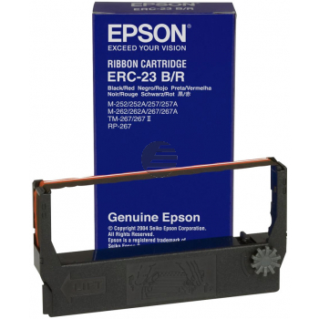 Epson Farbband Nylon schwarz/rot (C43S015362, ERC-23B/R)