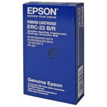 Epson Farbband Nylon schwarz/rot (C43S015362, ERC-23B/R)