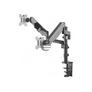 Manhattan Universal-Tischhalterung mit VerlĂ€ng-arm zwei Monitor 17''-32'' max 8 kg