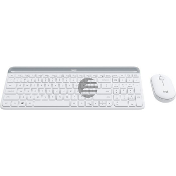 LOGITECH Slim Wireless Keyboard and Mouse Combo MK470 - OFFWHITE - DEU - CENTRAL