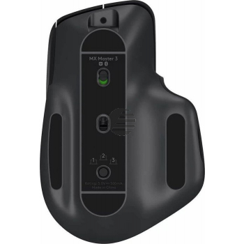 LOGITECH MX Master 3 Advanced Wireless Mouse - BLACK - 2.4GHZ/BT - EMEA - B2B
