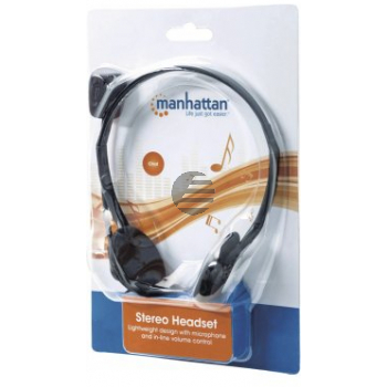 Manhattan Stereo Headset integriertes Mikrofon und Lautstärkeregler