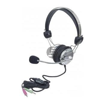 Manhattan Stereo Headset verstellbarer Kopfbügel und flexibles Mikrofon