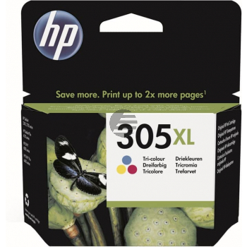 HP Tintendruckkopf cyan/magenta/gelb HC (3YM63AE#301, 305XL)