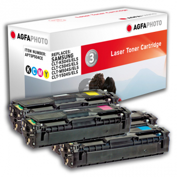 Agfaphoto Toner-Kit gelb, magenta, schwarz, cyan (APTSP504CE) ersetzt K504, C504, M504, Y504