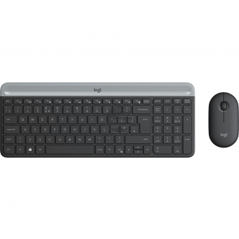 LOGITECH Slim Wireless Keyboard and Mouse Combo MK470 OFFWHITE (CH)