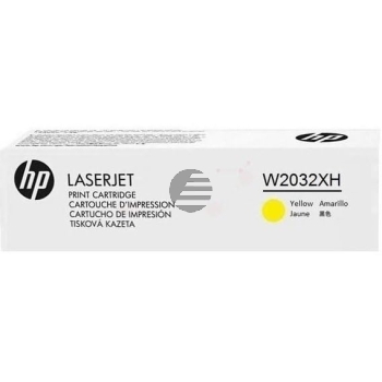 HP Toner-Kartusche JetIntelligence Contract (nur für Vertragskunden) gelb HC (W2032XH, 415X)