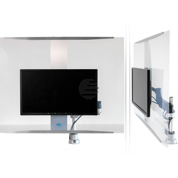R-GO HYGIENE SCHUTZWAND 100cmx70cm RGOHS1000SI VESA 100x100 R-GO HYGIENE SCHUTZWAND 100cmx70cm RGOHS1000SI VESA 100x100