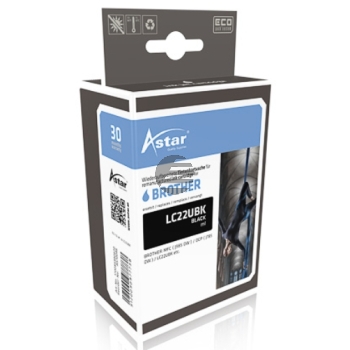Astar Tintenpatrone schwarz (AS70046) ersetzt LC-22UBK