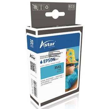 Astar Tintenpatrone cyan HC (AS70051) ersetzt 35XL Astar Tintenpatrone cyan HC (AS70051) ersetzt 35XL