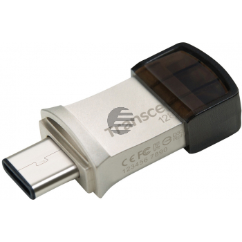 TRANSCEND JetFlash 890S OTG 128GB TS128GJF8 USB 3.1 & USB-C silver