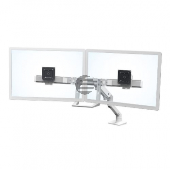 Ergotron HX Desk Dual Monitor Arm - Befestigungskit (Griff, Gelenkarm, Spannbefestigung für Tisch, Tischplattenbohrung, 2 Drehge