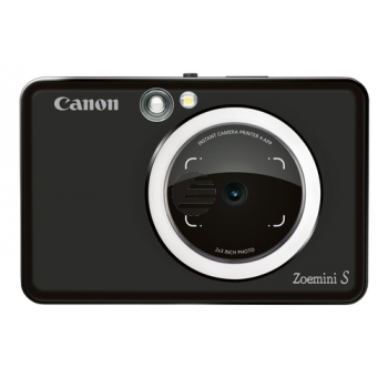 Canon Zoemini S - Digitalkamera - Kompaktkamera mit PhotoPrinter - 8.0 MPix - Bluetooth, NFC - mattschwarz