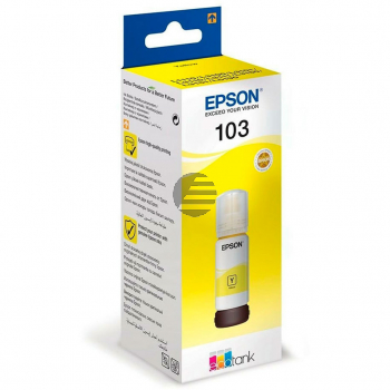 Epson Tintennachfüllfläschchen gelb (C13T00S44A10, 103)