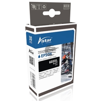 Astar Tintenpatrone schwarz HC (AS70066) ersetzt 603XL
