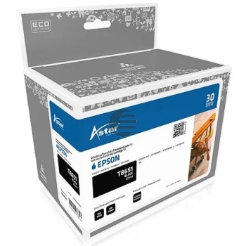 Astar Tintenpatrone schwarz HC (AS700672) ersetzt T8651