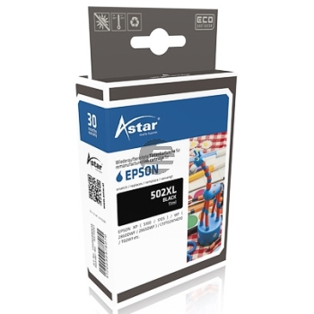 Astar Tintenpatrone schwarz HC (AS70061) ersetzt 502XL