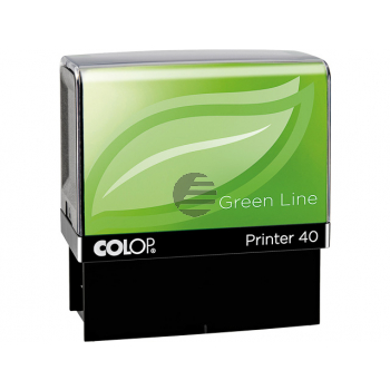 COLOP GREEN LINE PRINTER 40 TEXTSTEMPEL COLOP GREEN LINE PRINTER 40 TEXTSTEMPEL
