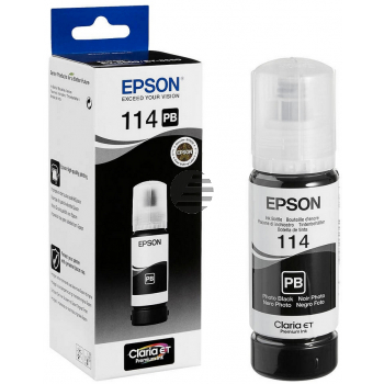 Epson Tintennachfüllfläschchen photo schwarz SC (C13T07B140, 114)