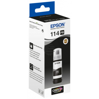 Epson Tintennachfüllfläschchen photo schwarz SC (C13T07B140, 114)