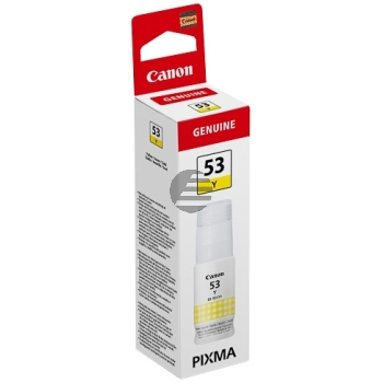Canon Tintennachfüllfläschchen gelb (4690C001, GI-53Y)