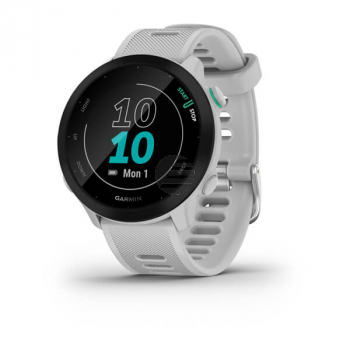 Garmin Forerunner 55 GPS-Laufuhr steinweiß/schwarz