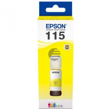Epson Tintennachfüllfläschchen gelb (C13T07D44A, 115)
